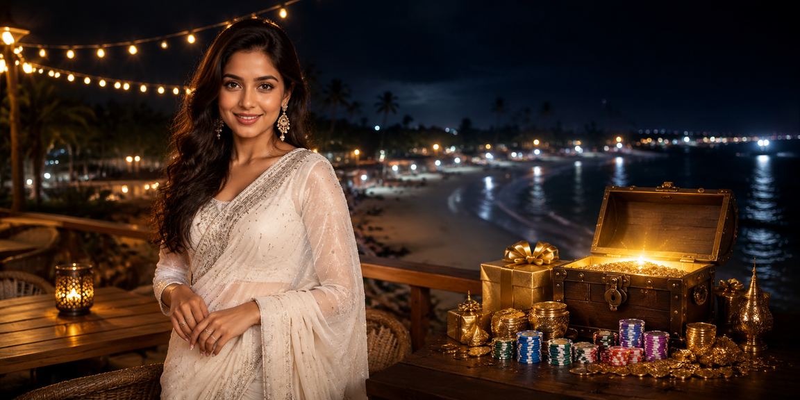 সেন্ট মার্টিনে সমুদ্র সৈকতে বসে মোবাইলে স্পোর্টস বেটিং করছেন একজন ব্যবহারকারী